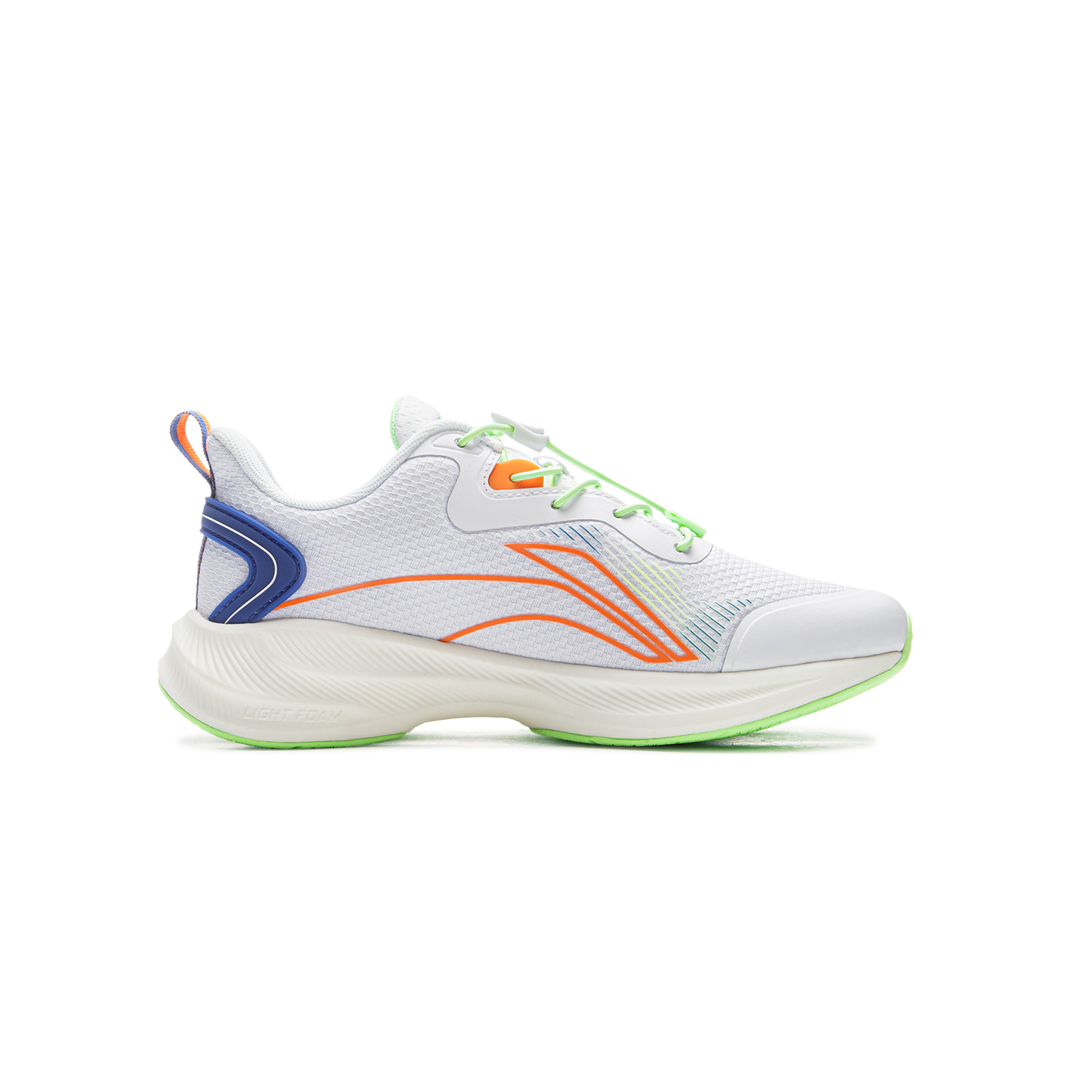 Низкие детские беговые кроссовки Standard White/Ice Orange Kids' LINING YOUNG, Sкоричневыйdard белый/Ice оранжевый — фото 3