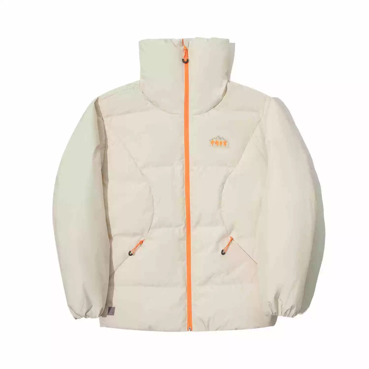 

LiNing Женская пуховая куртка овсяного серого цвета, Oat Gray