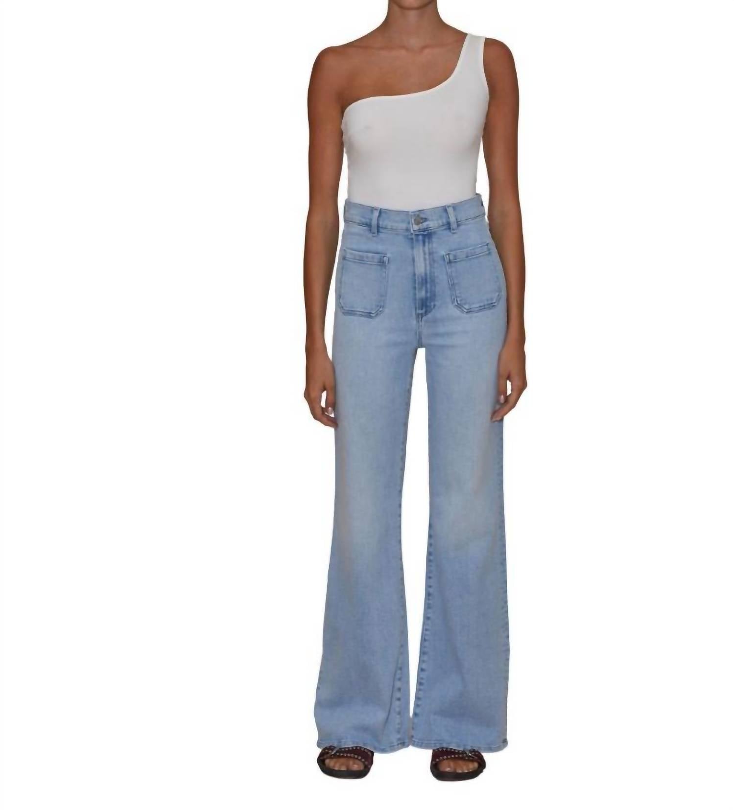 

Джинсы женские Le Jean, цвет light denim