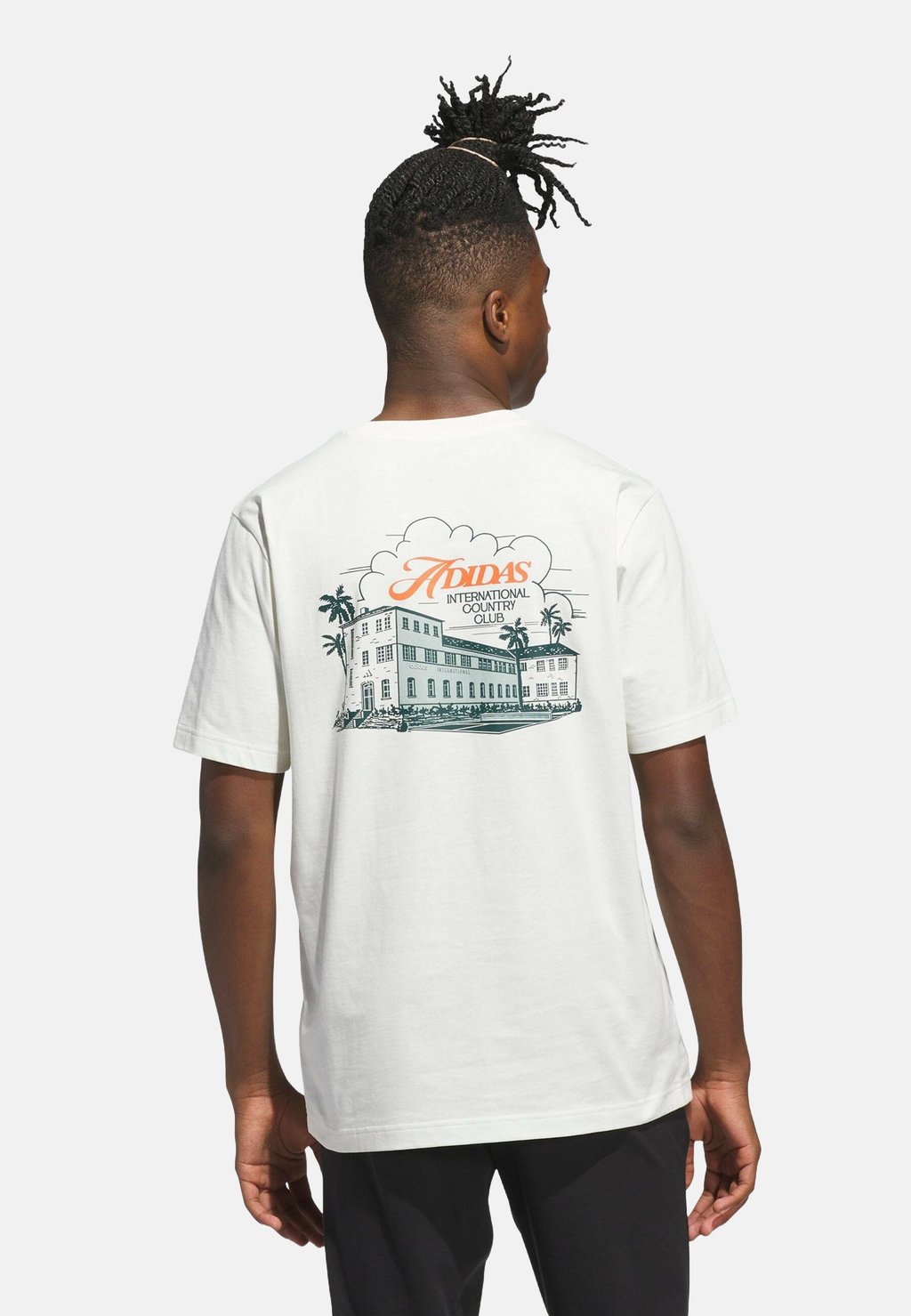 

Футболка с принтом COUNTRY CLUB SCENIC GRAPHIC Adidas Sportswear, кремовый