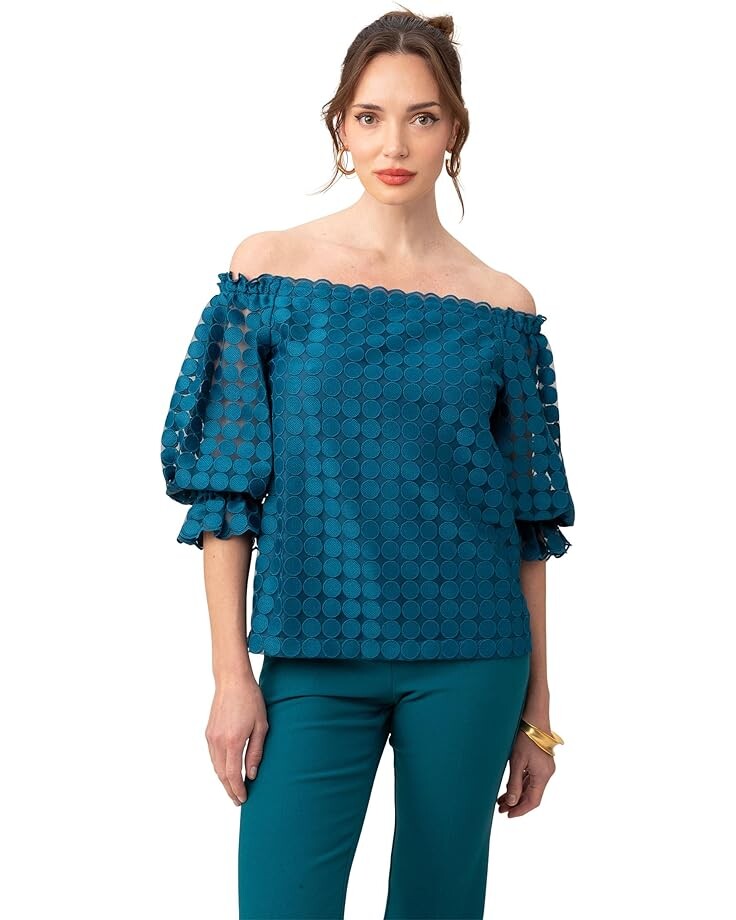 

Топ Trina Turk Equinox 3, цвет Bethesda Blue