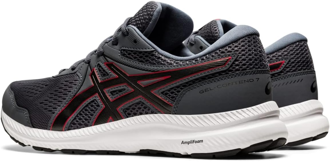 Мужские кроссовки для бега ASICS Gel-Contend 7, красный/серый — фото 4