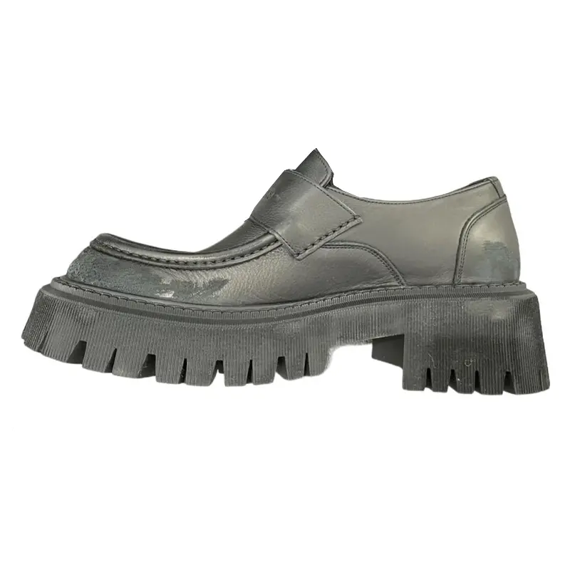 

Balenciaga Лоферы Tractor, черные, мужские