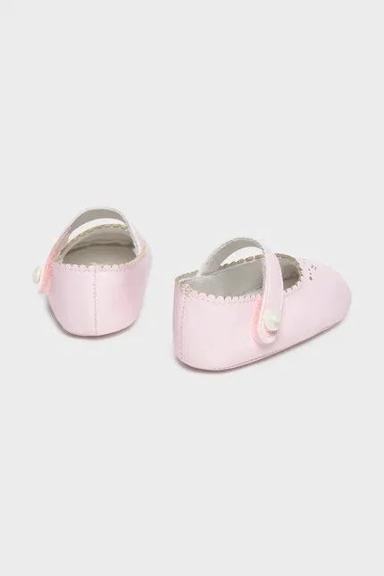 Ботинки детские из эко-кожи Mayoral Newborn, розовый — фото 2