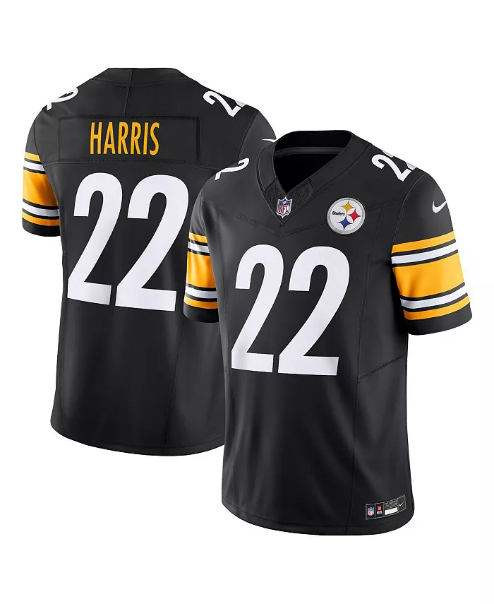 

Мужская лимитированная джерси Najee Harris Pittsburgh Steelers Vapor F.U.S.E Nike, черный
