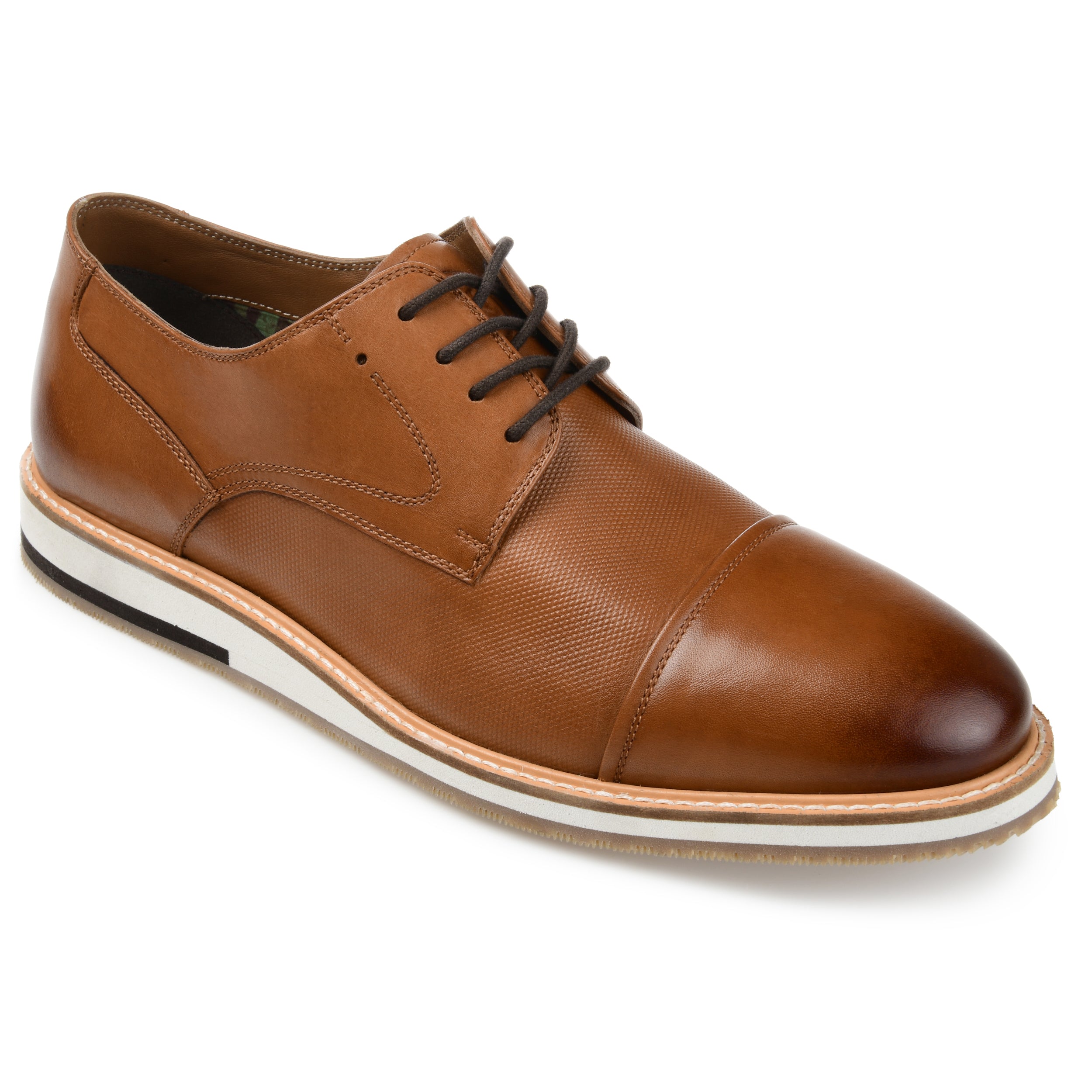 

Thomas & Vine Hartley Cap Toe Дерби, цвет cognac