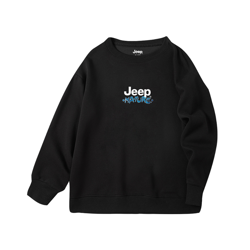 Детский свитшот с круглым вырезом Moderate Jeep, coffee — фото 3