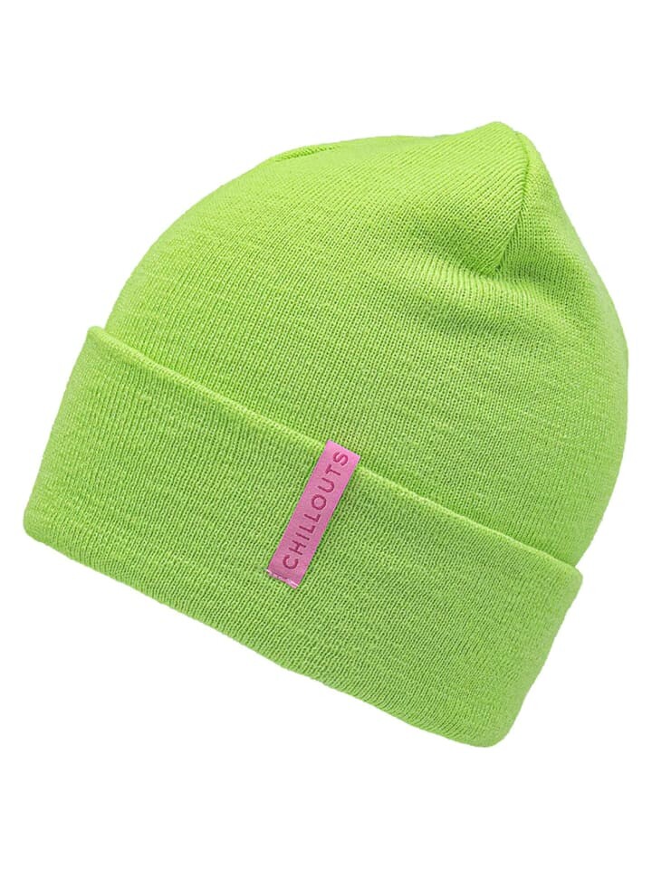 

Шапка Chillouts Headwear Beanie Mütze Montey, цвет lime
