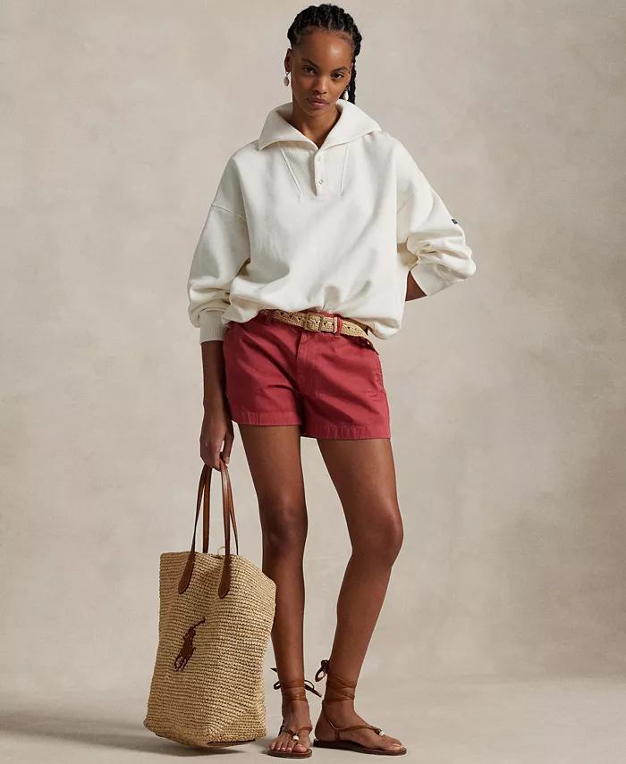 

Женские хлопковые шорты чинос Polo Ralph Lauren, красный
