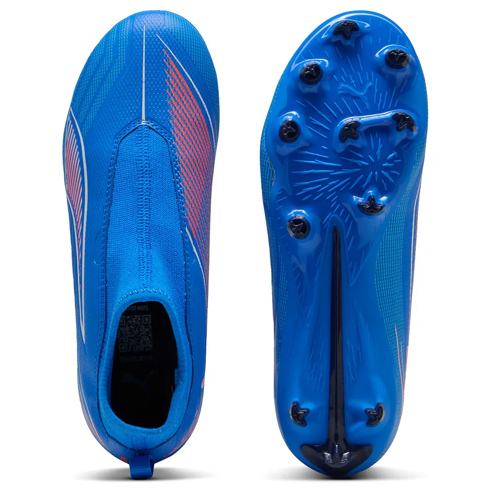 Футбольные бутсы Puma Ultra 6 Match+ LL FG/AG infant, синий — фото 2