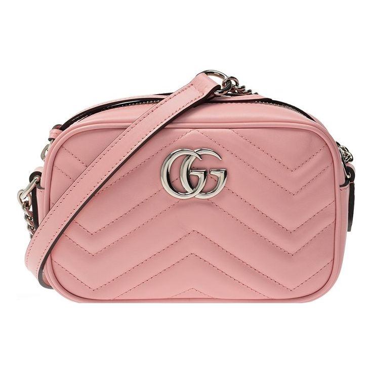 

(WMNS) Мини-сумочка Gucci GG Marmont Matelasse 'Wild Rose'