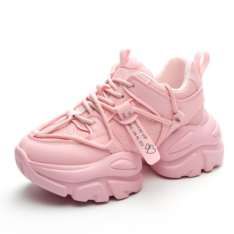

Кроссовки Shoe cabinet floral language Chunky Sneakers Women's Low-top, белый