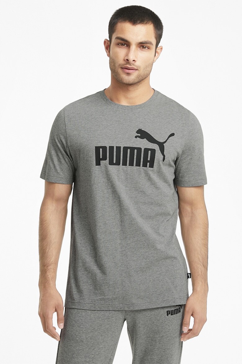

Хлопковая футболка с логотипом Essential Puma, черный