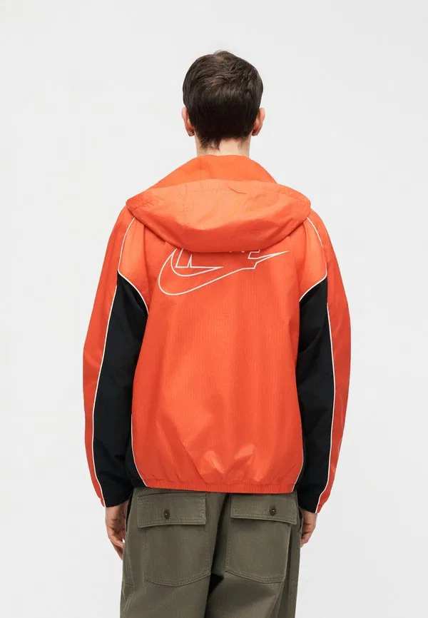 Гибридная легкая куртка Nike Sportswear, Crimson/Black/White — фото 4