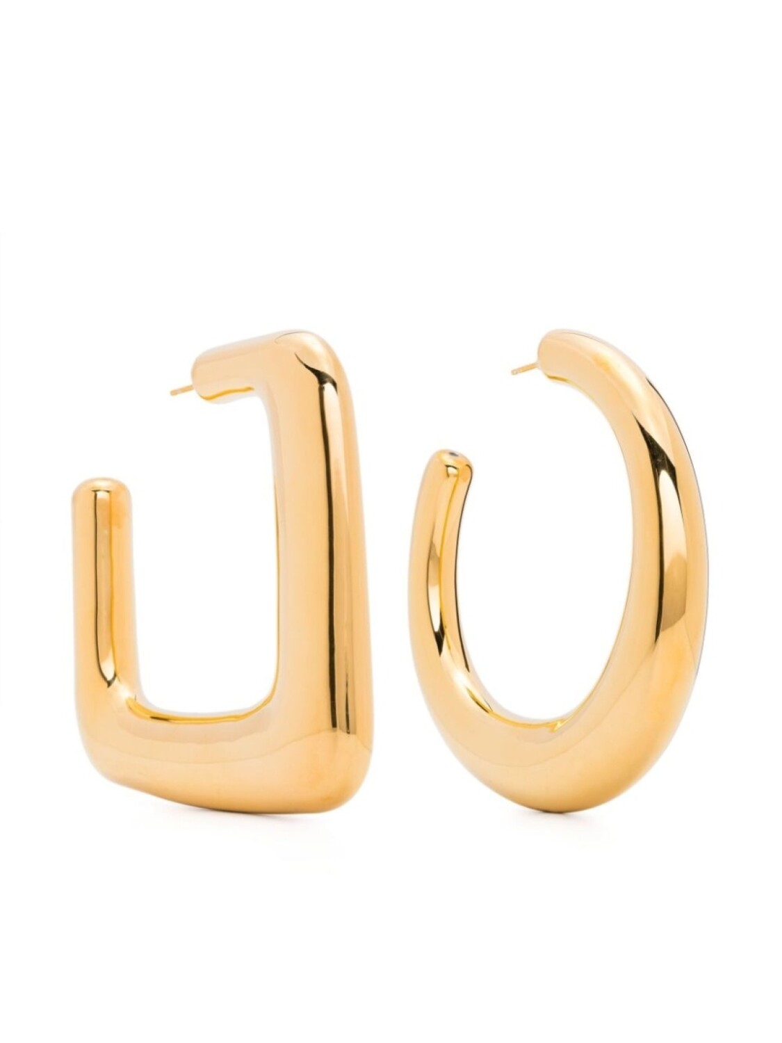 

Серьги-кольца Les Grandes Créoles Ovalo Jacquemus, золотой