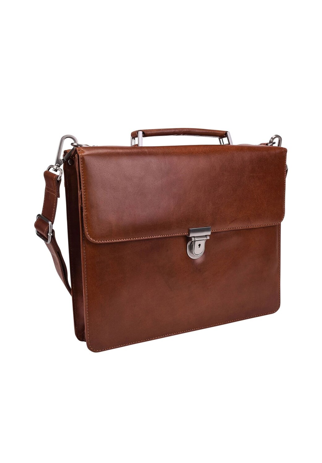 

Кожаный портфель Cambridge с отделением для ноутбука 38 см LEONHARD HEYDEN, цвет Cognac