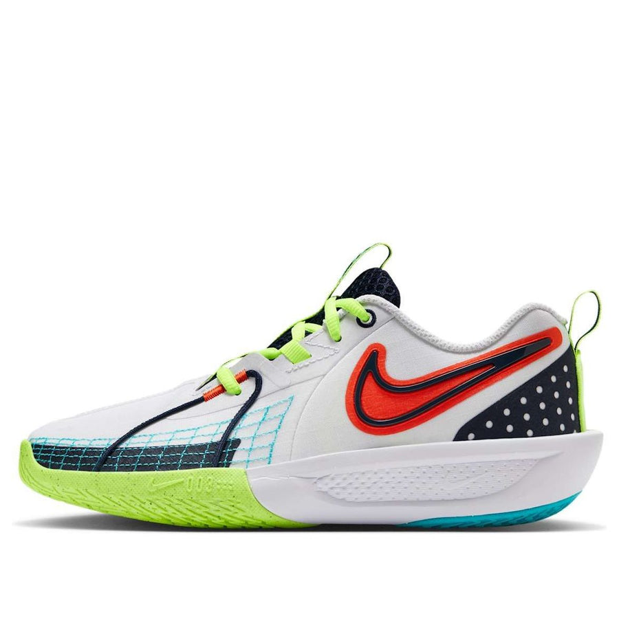 

Кроссовки (GS) Nike GT Cut 3 SE 'White Obsidian Picante Red', белый