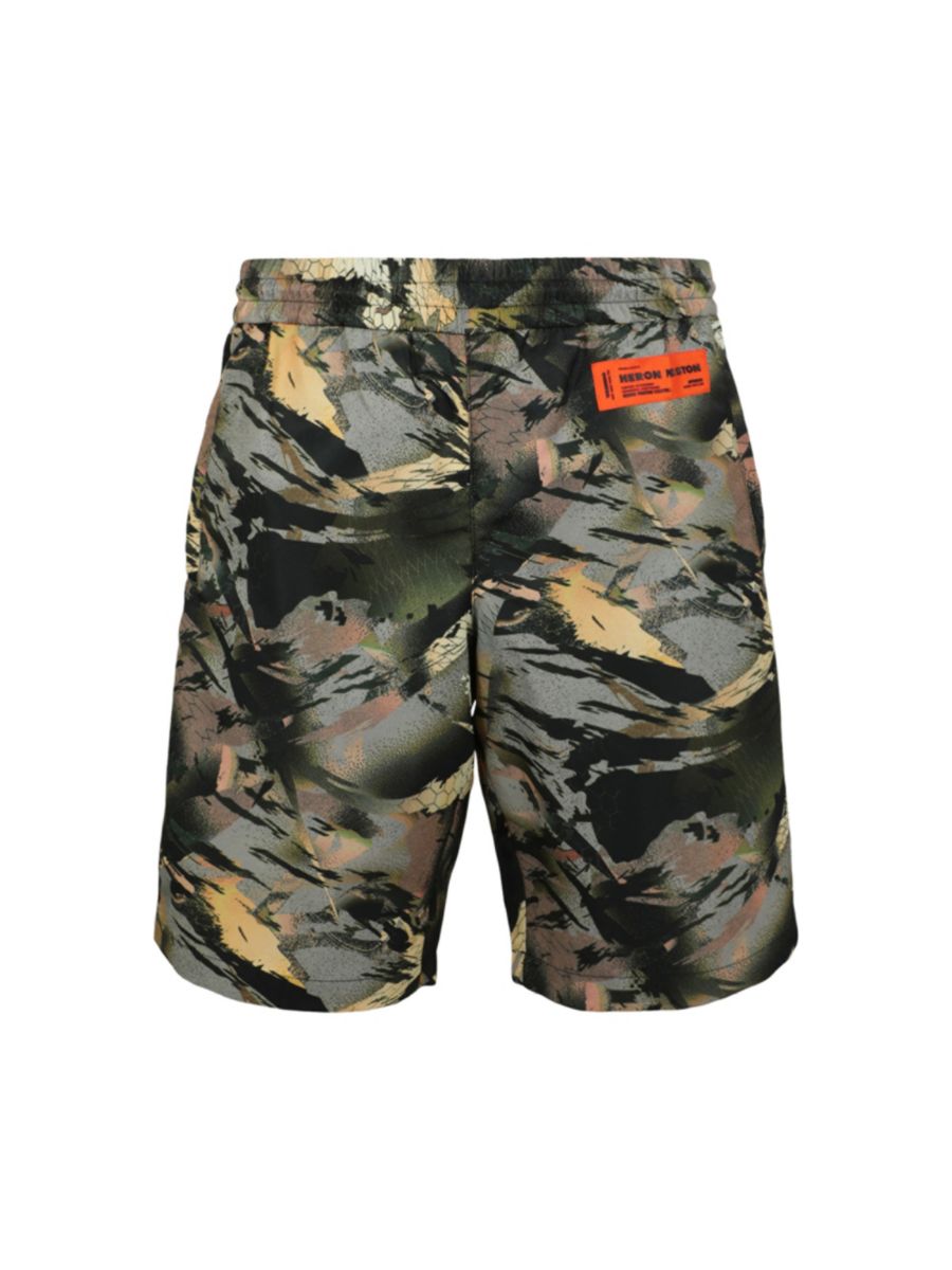 

Камуфляжные спортивные шорты Heron Preston, зеленый