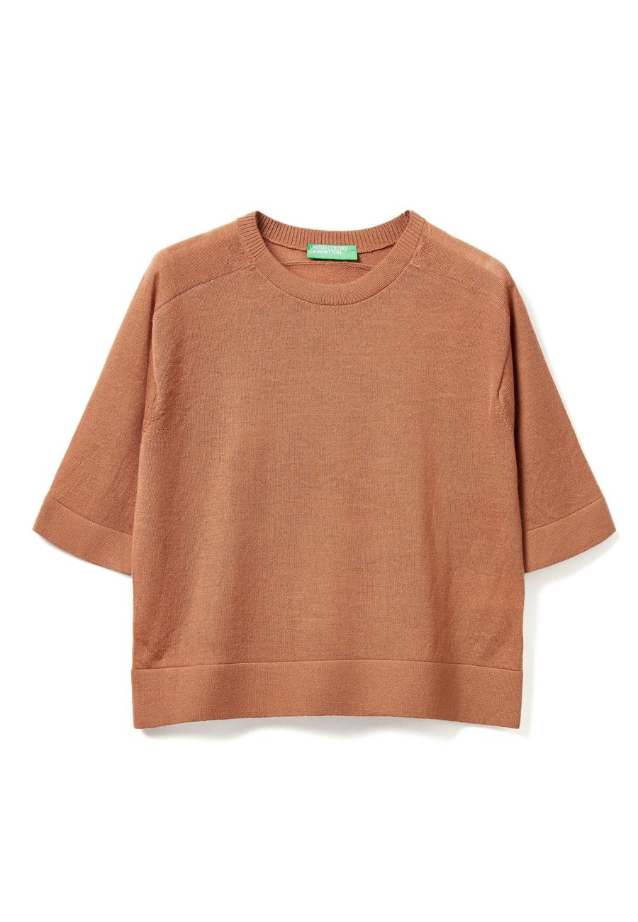 

Футболка United Colors of Benetton SHORT SLEEVE , Brown