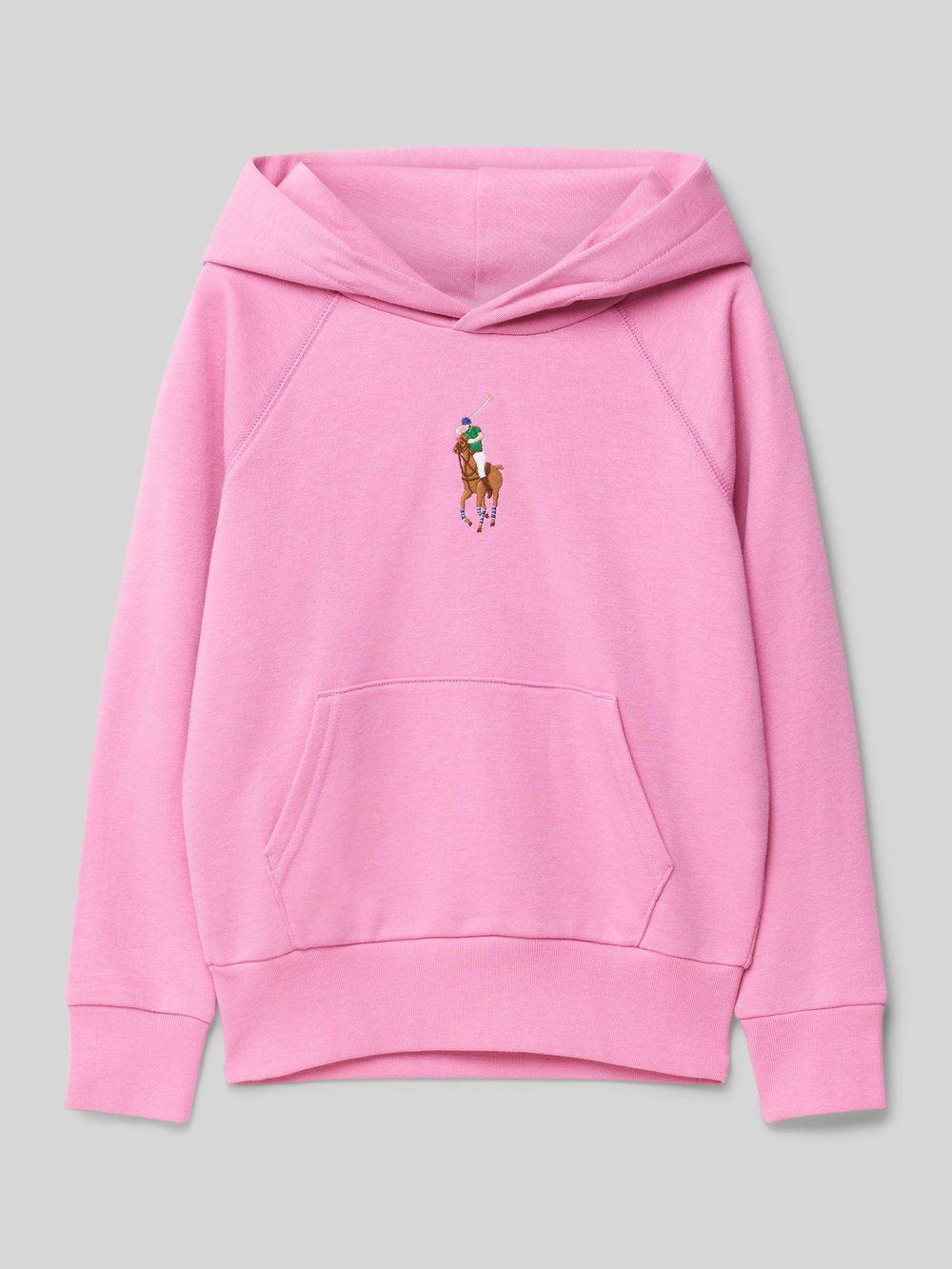 

Толстовка оверсайз с вышитыми этикетками Polo Ralph Lauren Teens, розовый