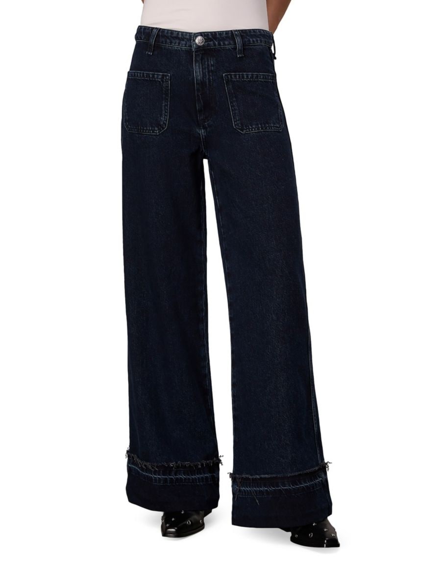

Джинсы Marina Denim со средней посадкой и широкими штанинами rag & bone, цвет Elenna