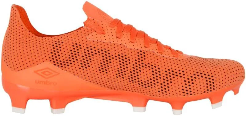 Мужские футбольные бутсы Umbro Velocita Matrix Club FG, оранжевый/черный/белый — фото 4