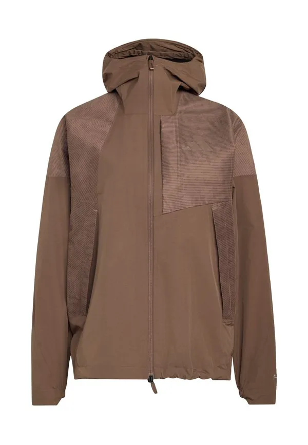 Водонепроницаемая куртка terrex xperior 2.5 layer hybrid Adidas Sportswear, Trace Brown — фото 4