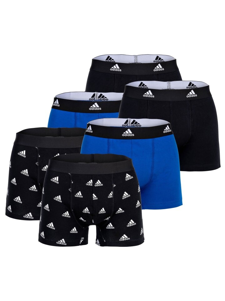 

Трусы боксеры adidas Boxershort 6er Pack, цвет Blau/Schwarz