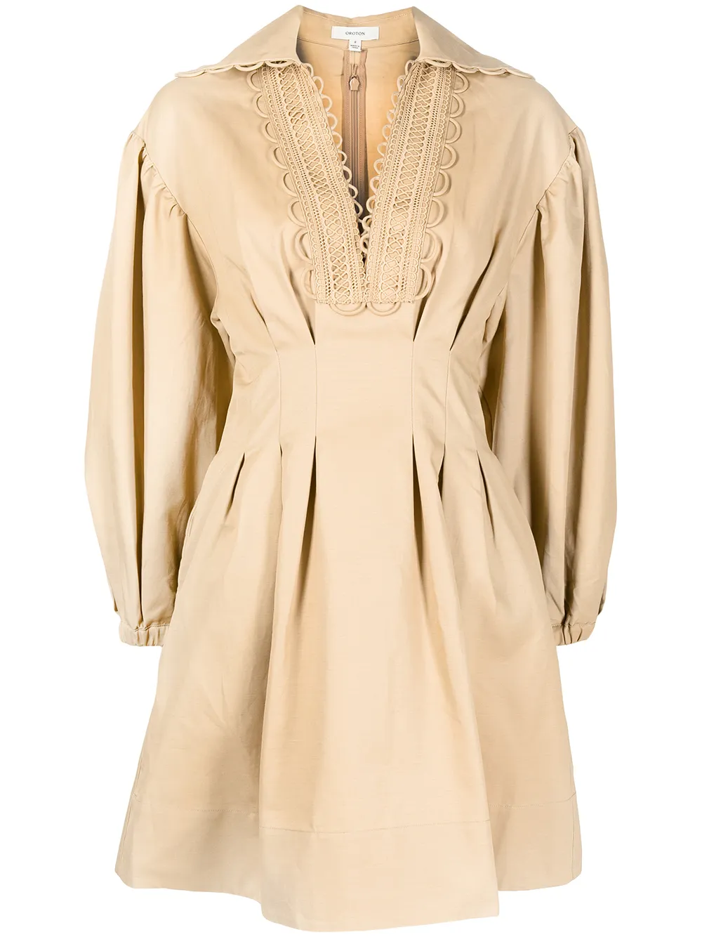 

Платье мини Oroton, коричневый