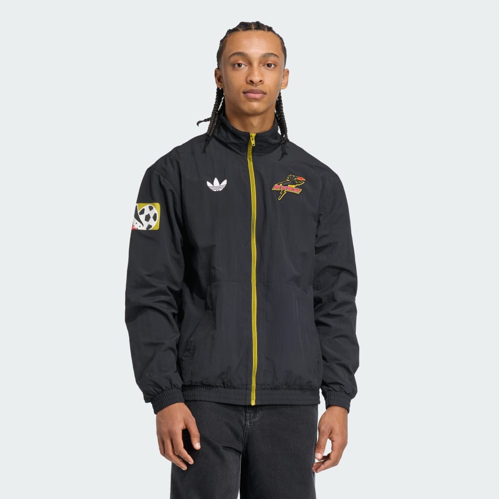 

Спортивная куртка Adidas FC Dallas 2025 Originals Archive Anthem Jacket, черный/белый