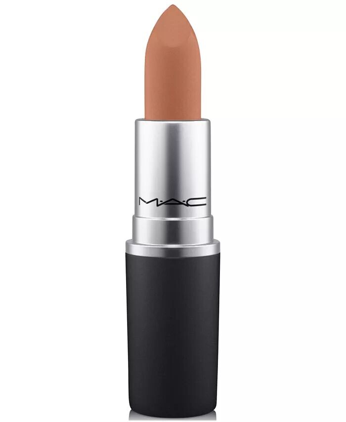 

Пудровая губная помада Kiss Mac, цвет Impulsive (warm brown)