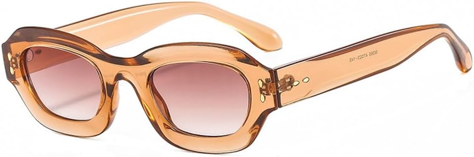 

Маленькие солнцезащитные очки для женщин и мужчин с градиентной защитой UV400 для занятий спортом на открытом воздухе, бега и езды на велосипеде generic, Tea Tea Gradient