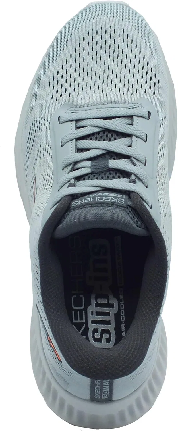 Кроссовки Skechers Slip-Ins 216375 Go Walk Now Payton Gray Men's Fabric Trainers — фото 3