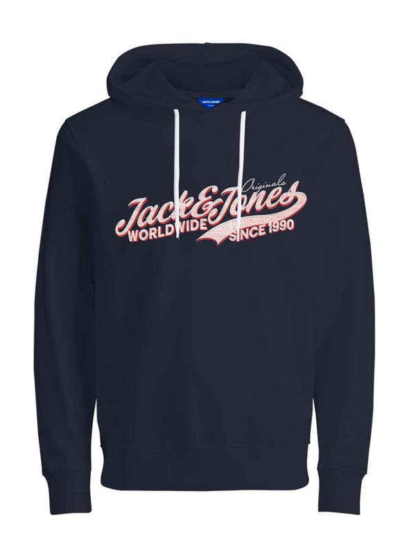 

Пуловер с капюшоном Jack & Jones, синий