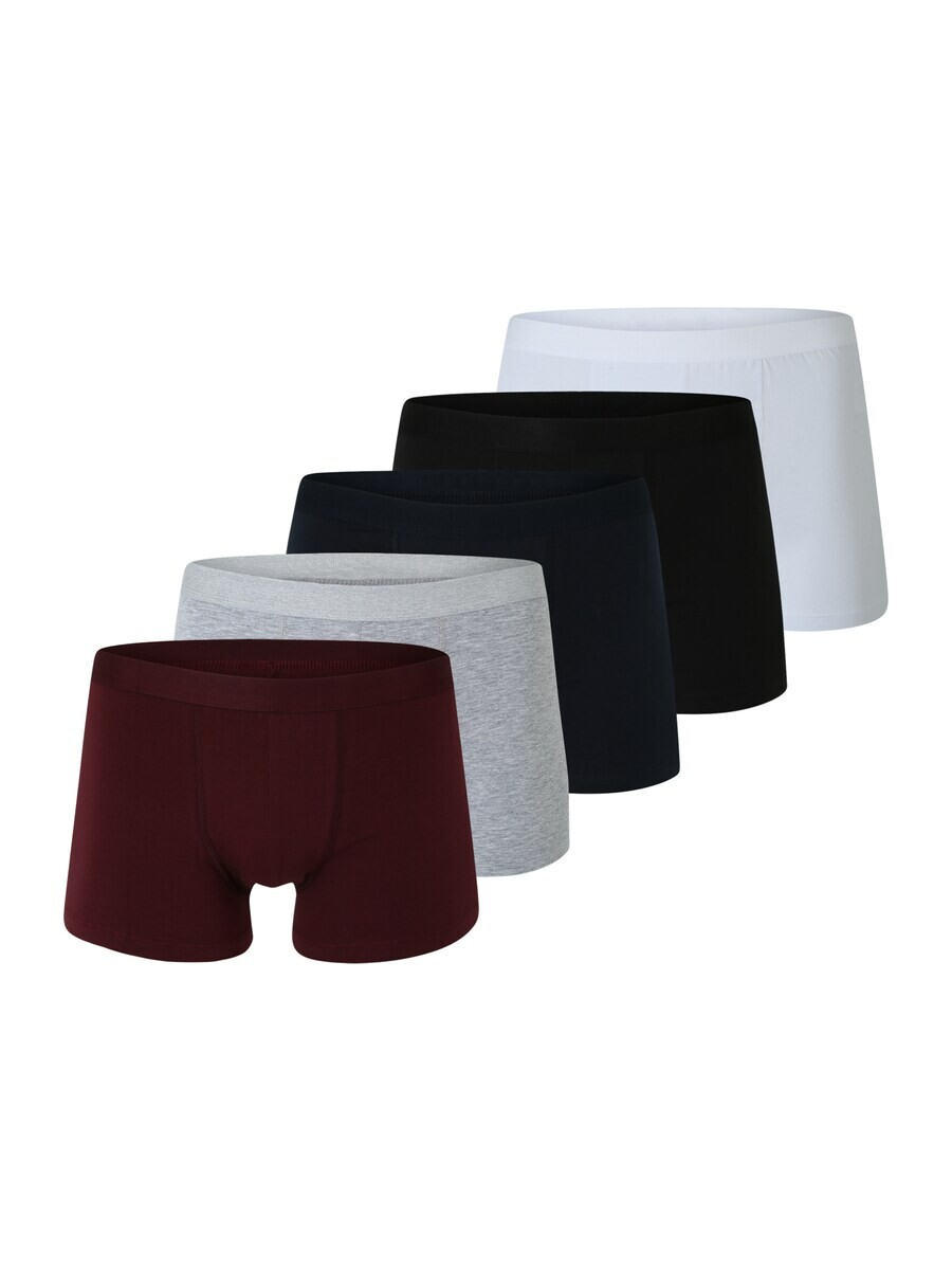 

Боксеры ABOUT YOU Boxer shorts Lino, пятнистый серый/винно-красный/черный/белый