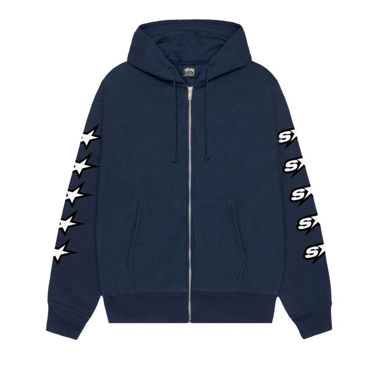 

Худи Stussy Speedway Zip Hoodie, Navy