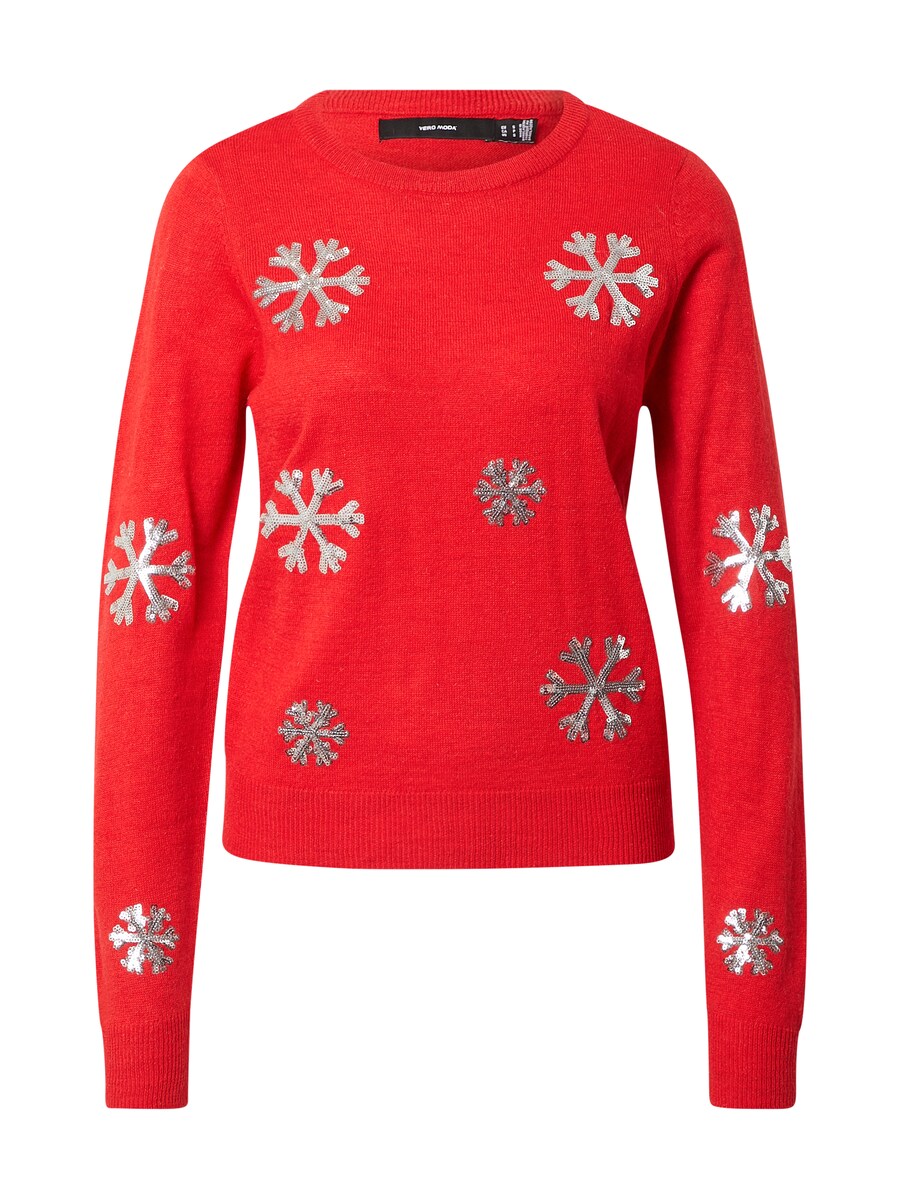 

Свитер VERO MODA Snowflake, цвет Fire red