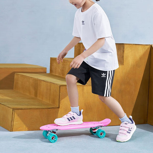 Детская футболка Adidas Originals, белый — фото 3