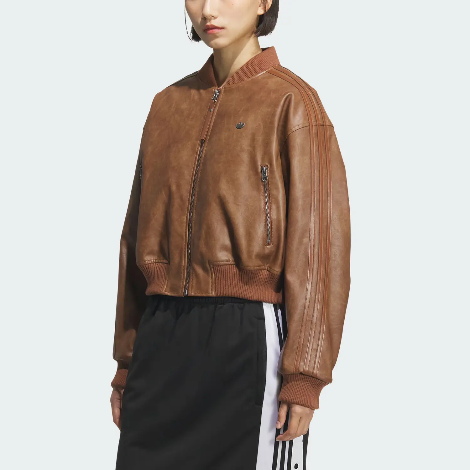 Adidas Originals Куртка женская с подкладкой, Soft Brown — фото 4