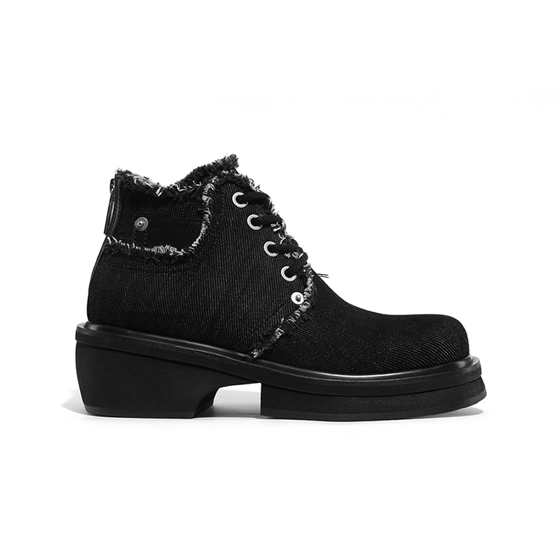 Мужские повседневные ботинки Unisex Black Kami Anger — фото 4