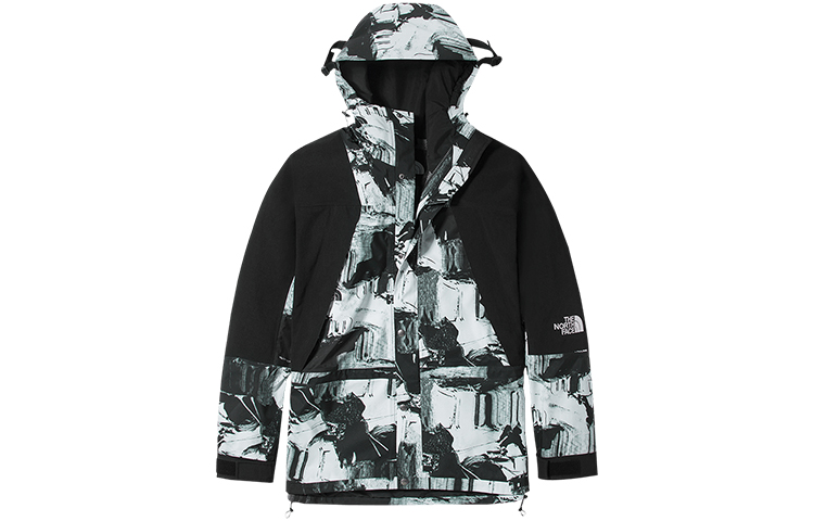 

THE NORTH FACE Куртка-ветровка из коллекции 1994 года унисекс черно-белая, Black & White