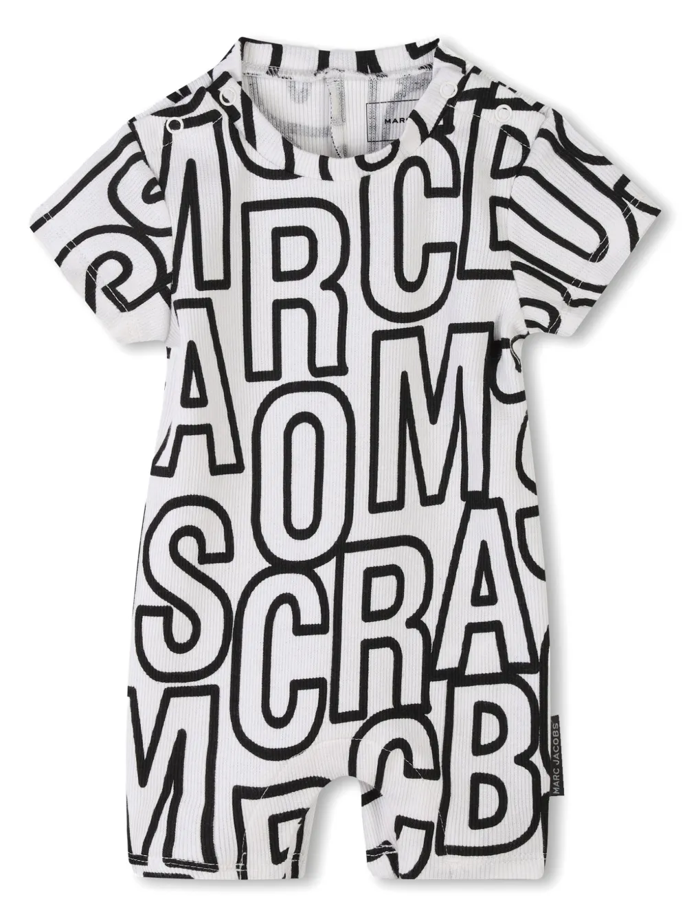 

Боди с монограммой Marc Jacobs Kids, белый