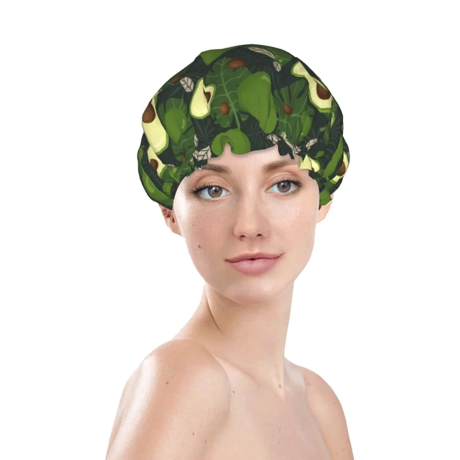 Женская шапочка для душа с авокадо Iubbki — фото 3
