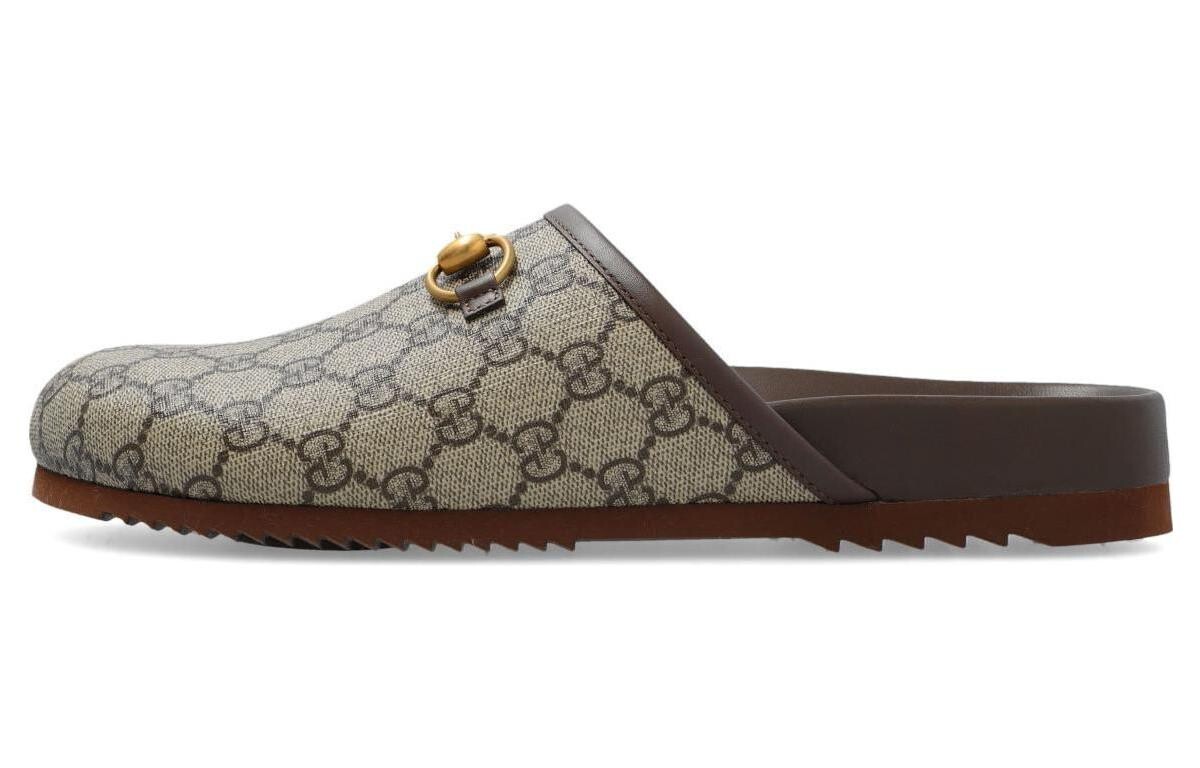 

Шлепанцы мужские Gucci Horsebit, бежевый