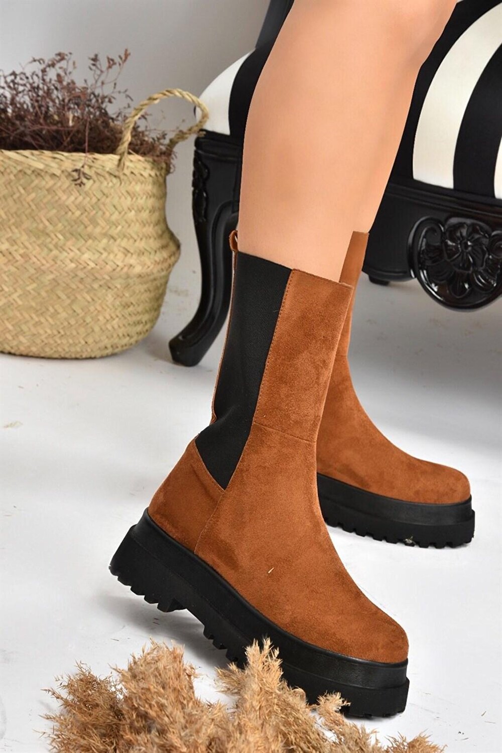 

J267063102 Светло-коричневые женские ботинки Fox Shoes, Коричневый, J267063102 Светло-коричневые женские ботинки Fox Shoes