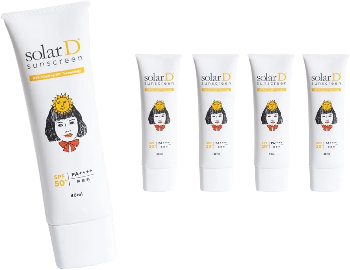 Набор солнцезащитных кремов Solar D Sunscreen SPF50+ PA++++ 40 мл 5 шт Solard