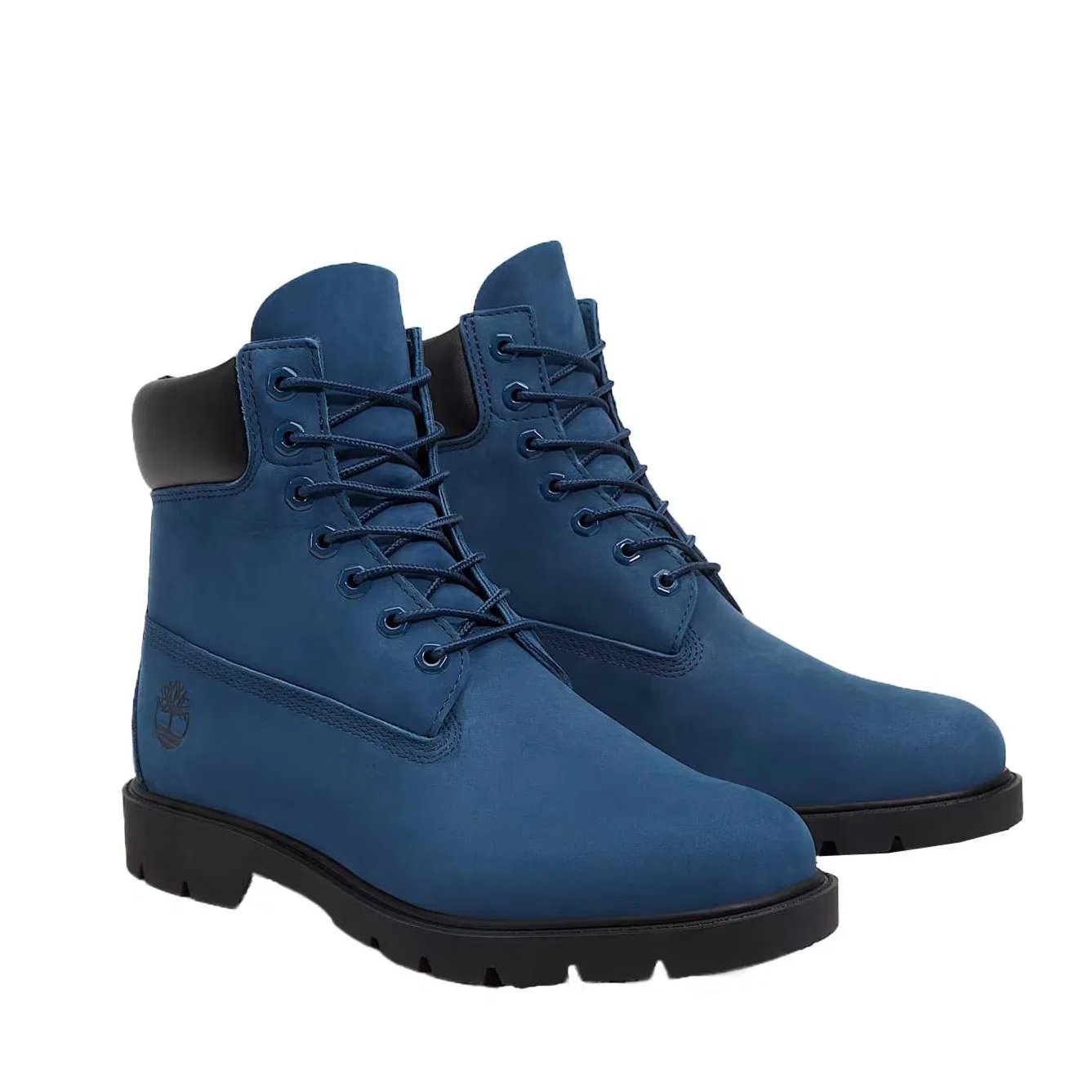 Ботинки Timberland Classic 6 Inch Dark Blue Nubuck — фото 4