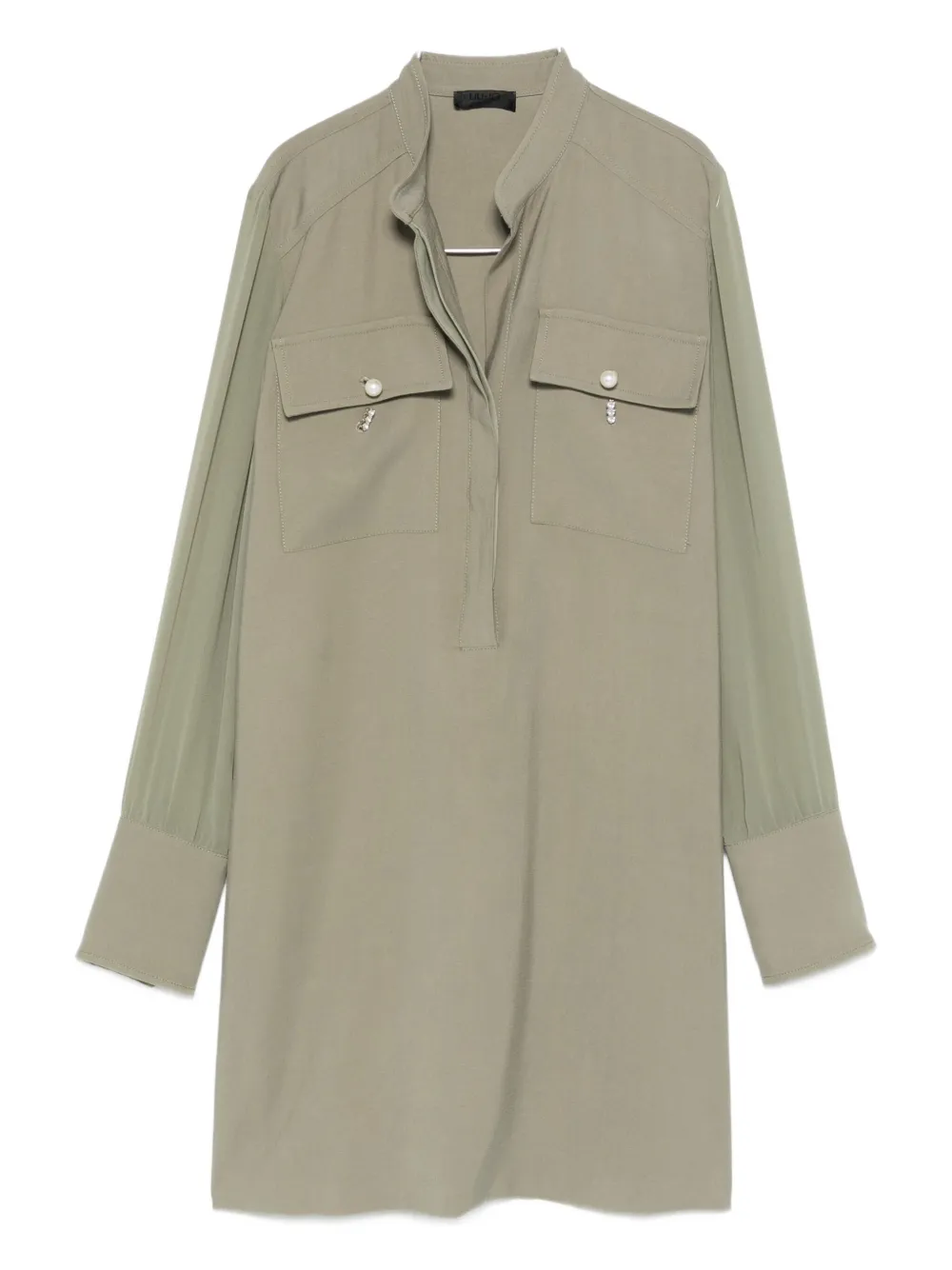 

Мини-платье с нагрудными карманами Liu Jo, зеленый