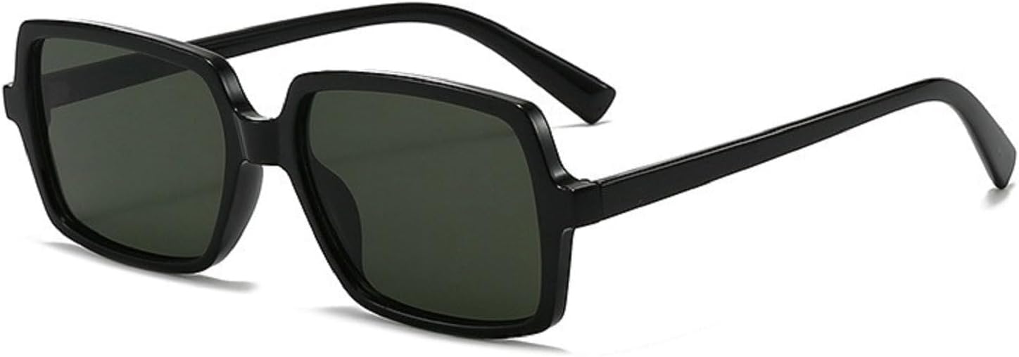 

Ретро-солнцезащитные очки квадратной формы для женщин, модные градиентные очки с защитой от УФ-излучения UV400, трендовые мужские солнцезащитные очки-пилот в стиле панк для вождения mincl, Black Green