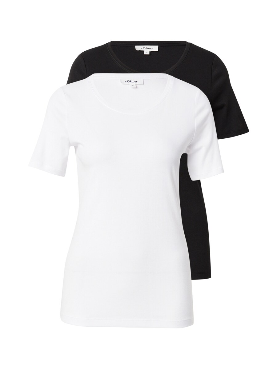 

Футболка s.Oliver, Black/White